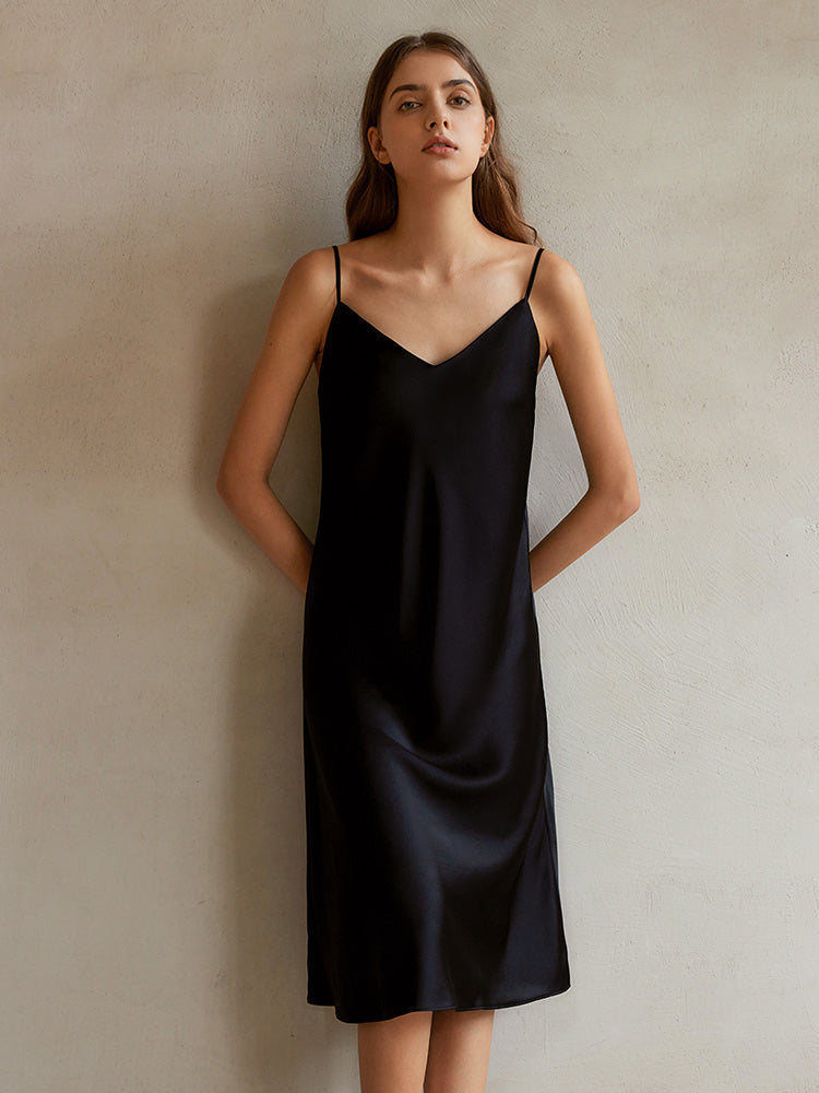 
                  
                    Heavy Weight Silk Slip Dress
                  
                