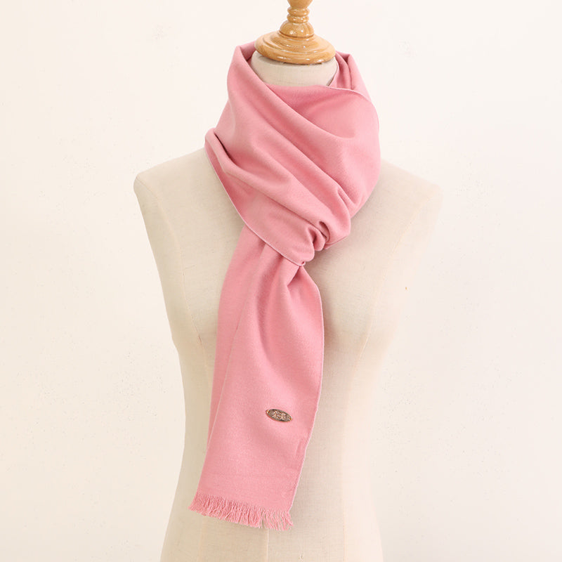 Suede Silk Solid Scarf