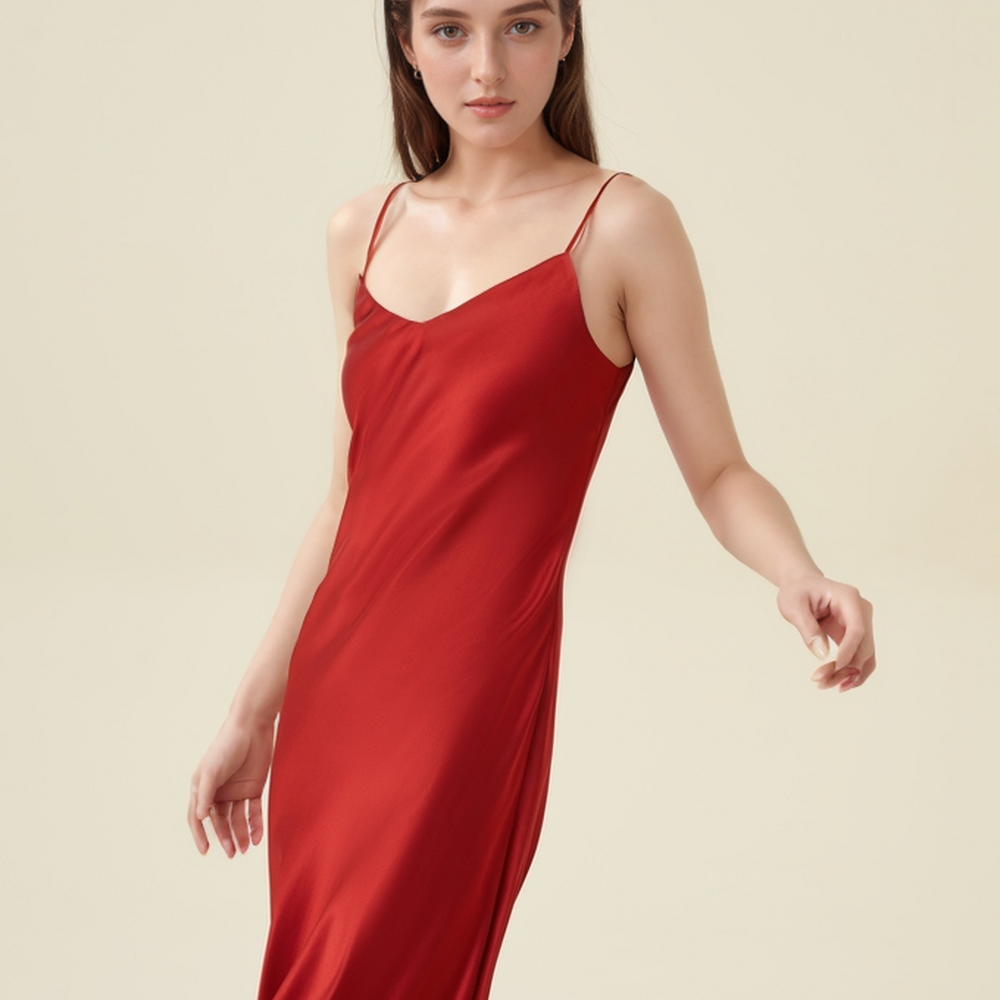 
                  
                    Heavy Weight Silk Slip Dress
                  
                