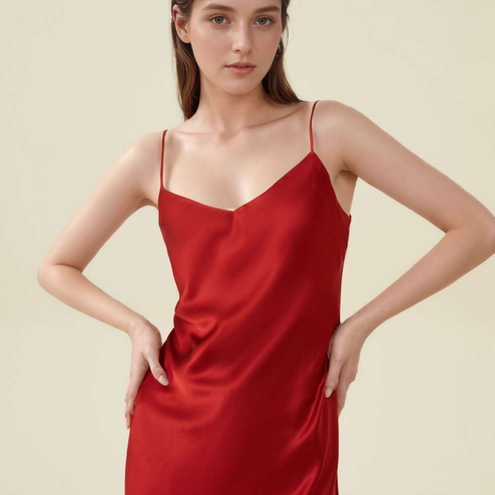 
                  
                    Heavy Weight Silk Slip Dress
                  
                