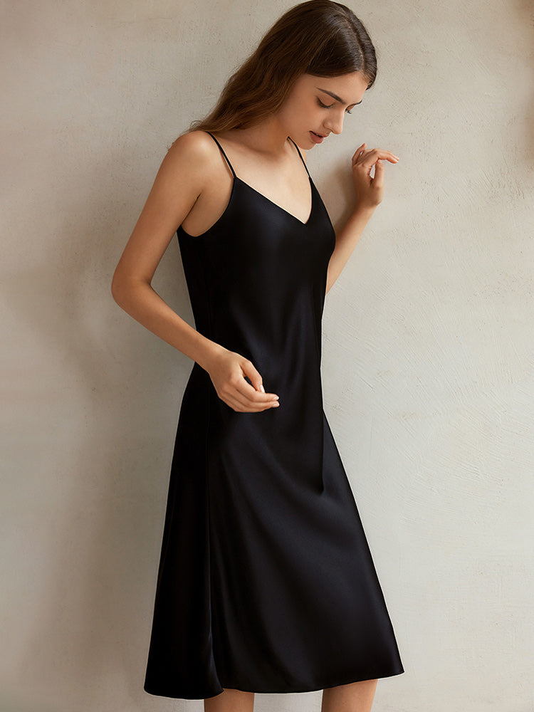 
                  
                    Heavy Weight Silk Slip Dress
                  
                