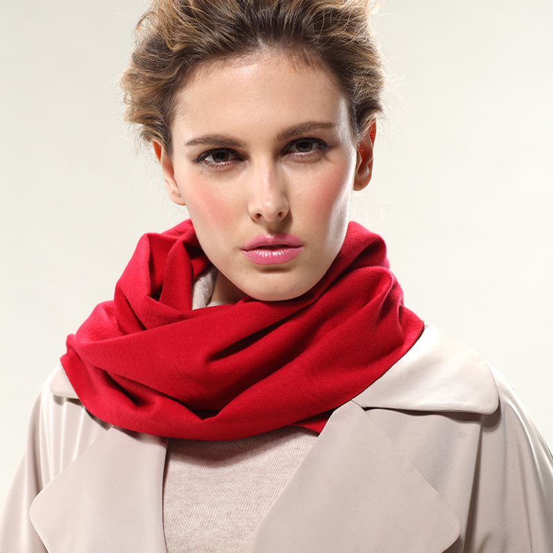 Suede Silk Solid Scarf