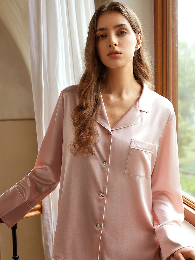 
                  
                    Heavy Weight Silk Pajamas Set
                  
                