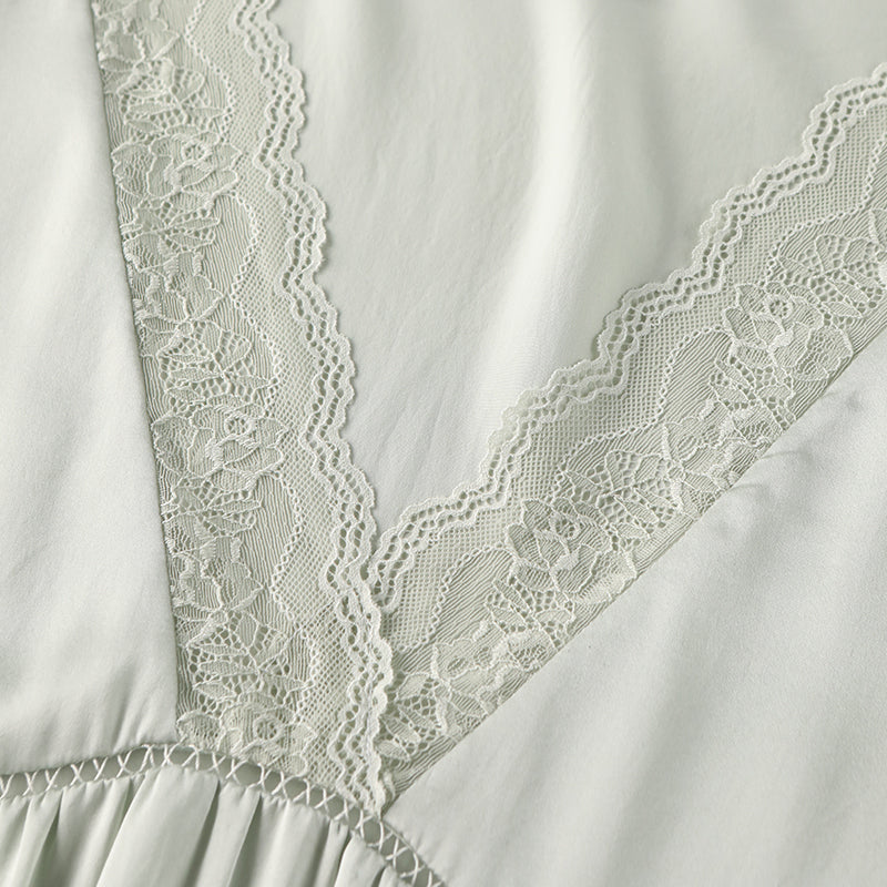 
                  
                    Lace Silk Joint   Night Dress
                  
                