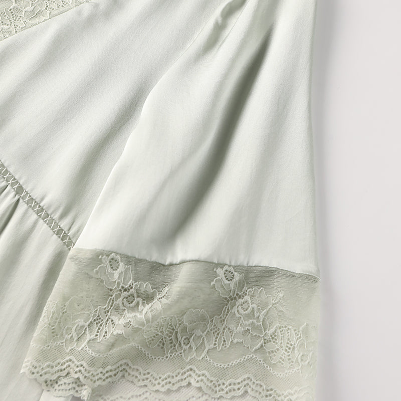 
                  
                    Lace Silk Joint   Night Dress
                  
                